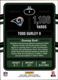 2016 Donruss #3 Todd Gurley II Production Line Yardage