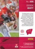 2016 Panini Prizm Collegiate Draft Picks #225 Derek Watt Prizms Blue