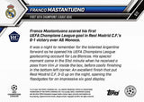 2025-26 Topps Now UEFA Champions League #072 Franco Mastantuono PR: 3531