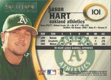 2001 Fleer E-X #101 Jason Hart #/1999