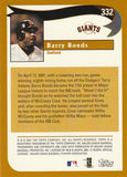 2002 Topps #332 Barry Bonds