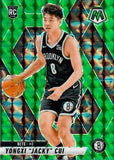 2024-25 Panini Mosaic #212 Yongxi "Jacky" Cui Green Mosaic