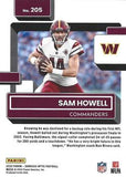 2022 Donruss Optic #205 Sam Howell