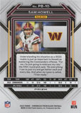 2022 Panini Chronicles #PB-10 Sam Howell Prizm Black Silver