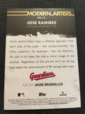 2022 Topps Gallery #MA-22 Jose Ramirez Modern Artists