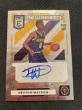 2022-23 Donruss Elite #NB-PYW Peyton Watson New Breed Autographs