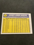 2000 Topps #17 Hank Aaron Hank Aaron