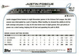 2022 Topps Pro Debut #PDC-27 Justin Foscue Chrome
