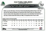 2022 Topps Pro Debut #PDC-35 Matheu Nelson Chrome