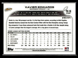 2022 Topps Pro Debut #PDC-186 Xavier Edwards Chrome