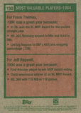 2024 Topps Heritage #198 1994 MVPs (Frank Thomas / Jeff Bagwell)