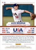 2015 Panini USA Baseball Stars & Stripes #6 Alex Bregman