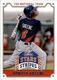 2015 Panini USA Baseball Stars & Stripes #43 Hunter Greene