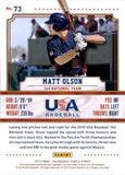 2015 Panini USA Baseball Stars & Stripes #73 Matt Olson