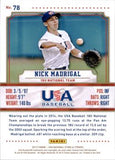 2015 Panini USA Baseball Stars & Stripes #78 Nick Madrigal