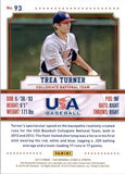 2015 Panini USA Baseball Stars & Stripes #93 Trea Turner