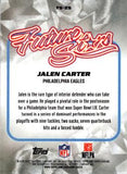 2025 Topps Chrome #FS-25 Jalen Carter Future Stars