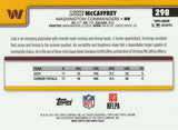2025 Topps Chrome #298 Luke McCaffrey
