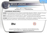 2025-26 Bowman #BPP-52 Bryce Lindsay Prospects