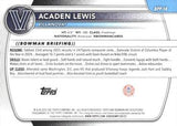 2025-26 Bowman #BPP-14 Acaden Lewis Prospects