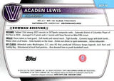 2025-26 Bowman #BCP-14 Acaden Lewis Chrome Prospects