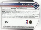 2025-26 Bowman #99 Alex Sarr