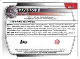 2025-26 Bowman #BCP-47 Davis Fogle Chrome Prospects