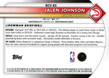 2025-26 Bowman #BCV-85 Jalen Johnson Chrome