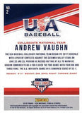 2018 Panini USA Baseball Stars & Stripes #2 Andrew Vaughn