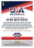 2018 Panini USA Baseball Stars & Stripes #46 Ryan Weathers