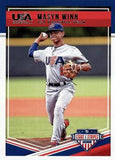 2018 Panini USA Baseball Stars & Stripes #60 Masyn Winn