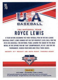 2018 Panini USA Baseball Stars & Stripes #70 Royce Lewis