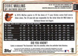 2019 Topps Big League #204 Cedric Mullins
