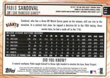 2019 Topps Big League #216 Pablo Sandoval