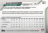 2020 Topps Pro Debut #PD-7 Blaze Alexander