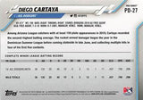 2020 Topps Pro Debut #PD-27 Diego Cartaya