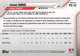 2020 Topps Pro Debut #PD-42 Noah Song