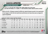 2020 Topps Pro Debut #PD-61 Sherten Apostel