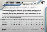 2020 Topps Pro Debut #PD-91 Victor Victor Mesa