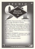 1991 Studio #40 Frank Thomas