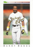 1992 Classic I #T16 Barry Bonds