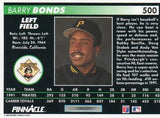 1992 Pinnacle #500 Barry Bonds