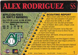 1994 Action Packed Minors #1 Alex Rodriguez