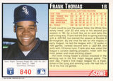 1991 Score #840 Frank Thomas