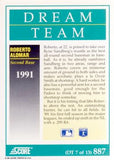 1991 Score #887 Roberto Alomar