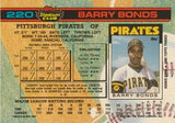 1991 Stadium Club #220 Barry Bonds