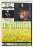 1992 Score #505 Frank Thomas