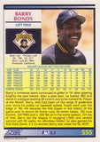 1992 Score #555 Barry Bonds