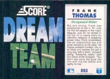 1992 Score #893b Frank Thomas