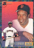 1993 Bowman #702 Bobby Bonds / Barry Bonds F&amp;S, FOIL